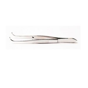 Pinça Anatômica Dente De Rato Micro Curva - Golgran