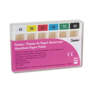 Ponta de Papel Absorvente Maillefer #45-80 - Dentsply