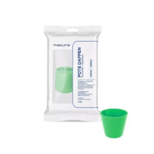 Pote Dappen Silicone Verde - Maquira