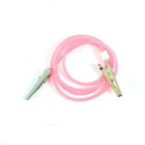 Prendedor P/Guardanapo Fio Silicone Rosa - Indusbello