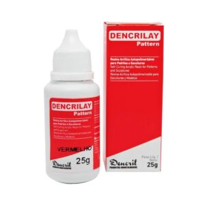 Resina Acrílica Dencrilay Speed Vermelho - Vipi