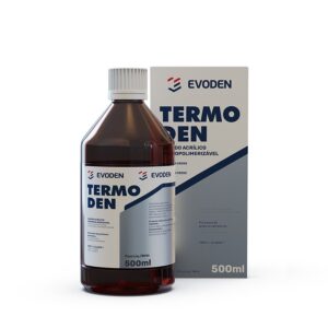 Resina Acrílica TermoPólimerizável Híbrida Termoden Líquido C/Cross 500ml - Evoden