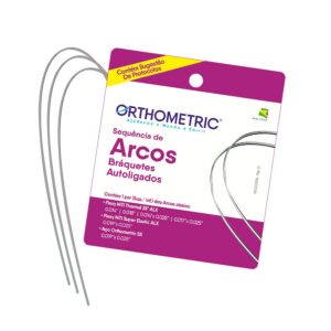 Sequência de Arcos para Bráquete Autoligado 57474000 - Orthometric
