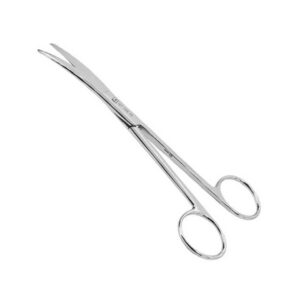 Tesoura Cirúrgica Fina Romba Curva 14cm - Quinelato